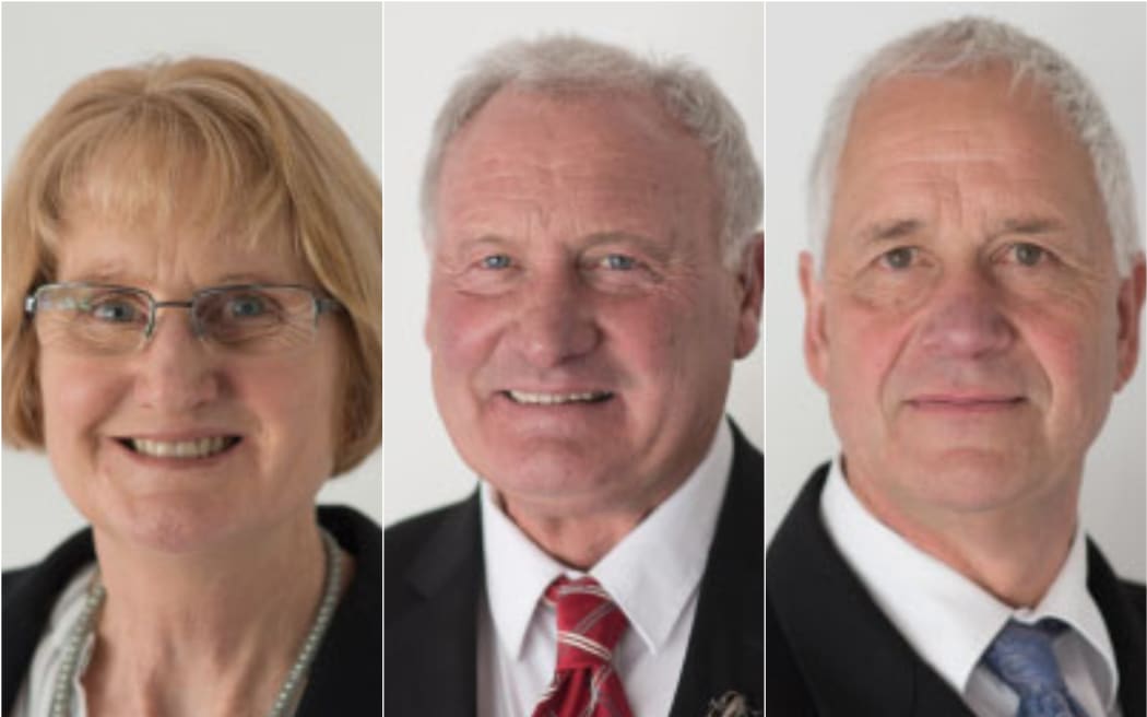 Debra Magner has likened the direction of council to 'Trumpism'; Allan Birchfield, and Stuart Challenger.