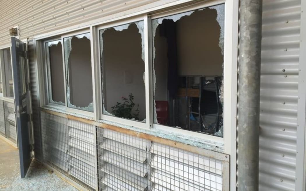 Some of the damage following riots at the Christmas Island Immigration Detention Centre