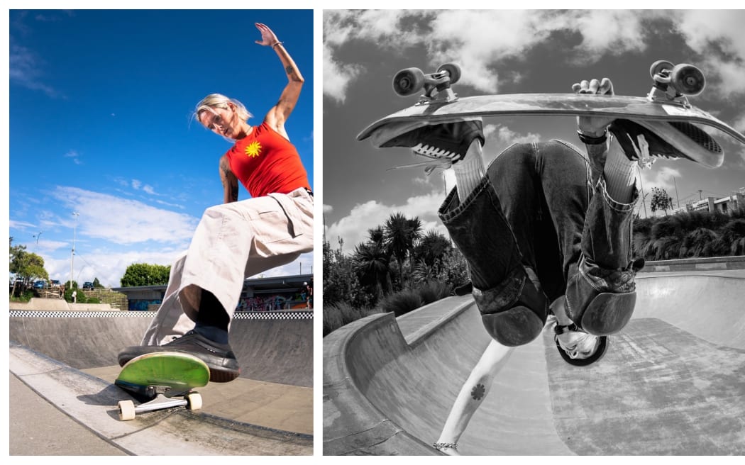 Skate boarder and founder of Girlskate Amber Clyde