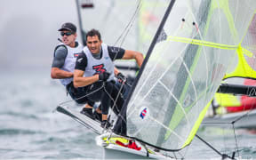 Peter Burling and Blair Tuke 49er 2020 world champs.
