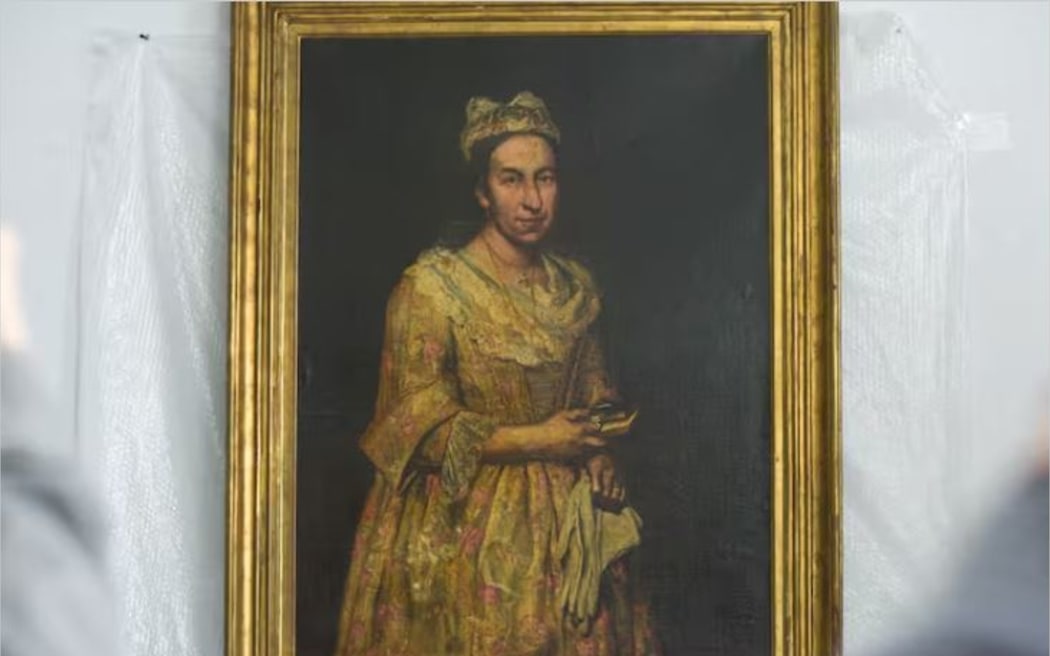 The painting, a portrait of Contessa Colleoni by Italian artist Giuseppe Ghislandi, was featured on a database of works of art stolen by the Nazis and has been missing for 80 years.