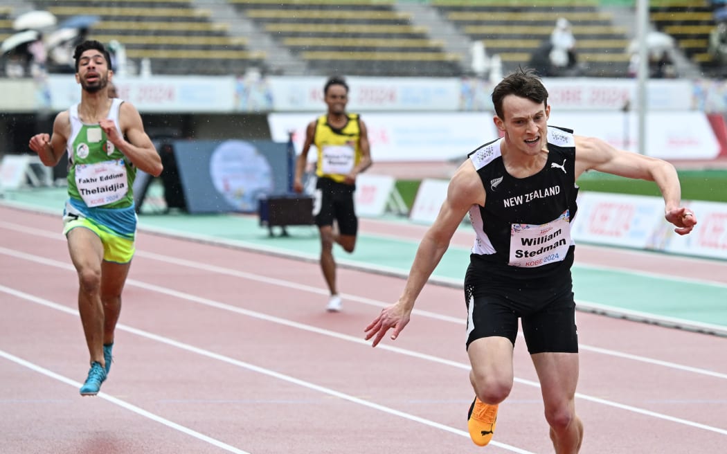 Will Stedman ganó el oro en los 400 metros.