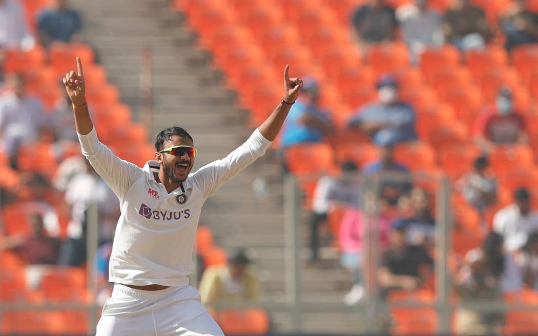 Axar Patel of India