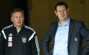 Phoenix coach Ernie Merrick and general manager David Dome.