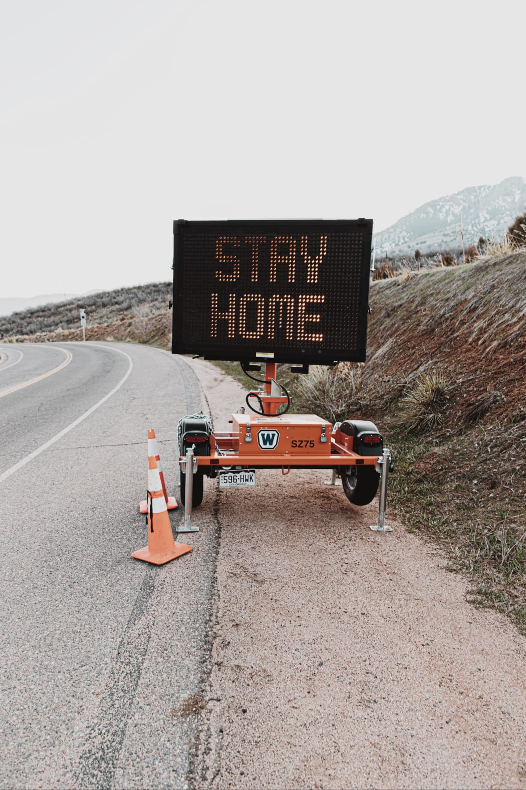 Covid-19 coronavirus. Stay home.