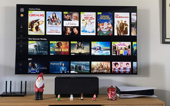 What the Christmas lineup looks like on Neon.