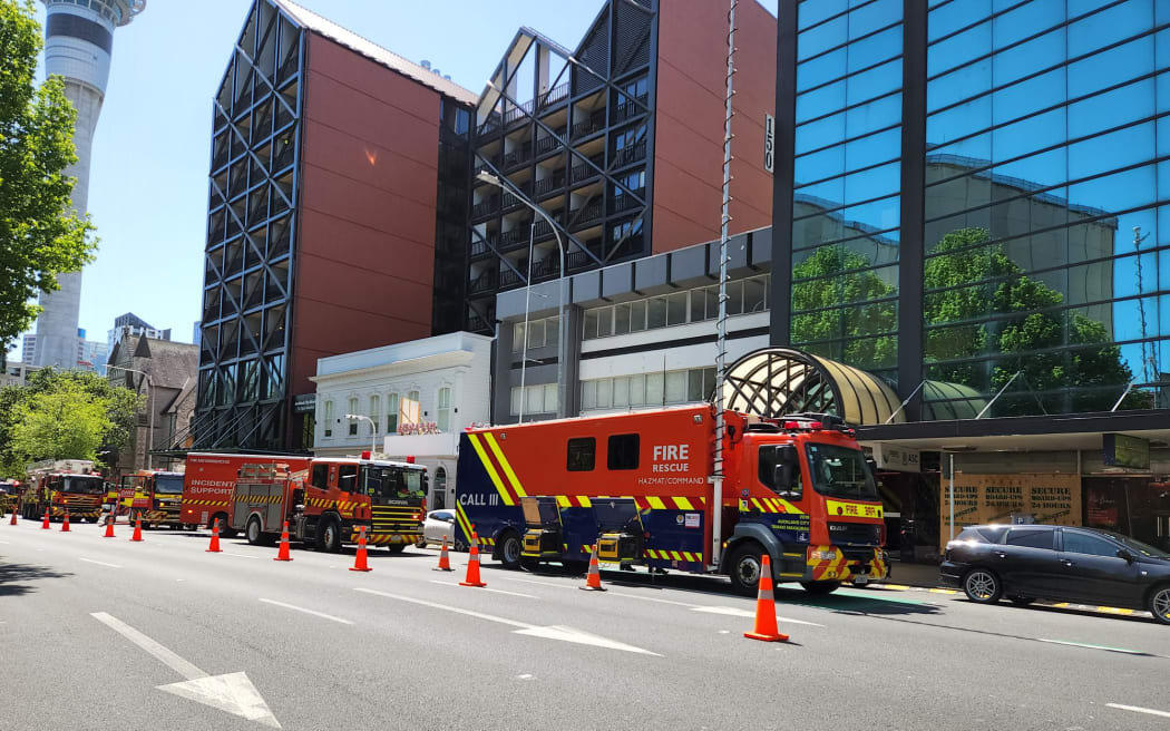 A fire has broken out at Auckland's City Mission.