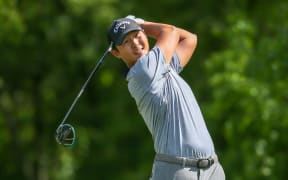 A roller-coaster second round has shot Danny Lee up the leader-board at the Players Championship.