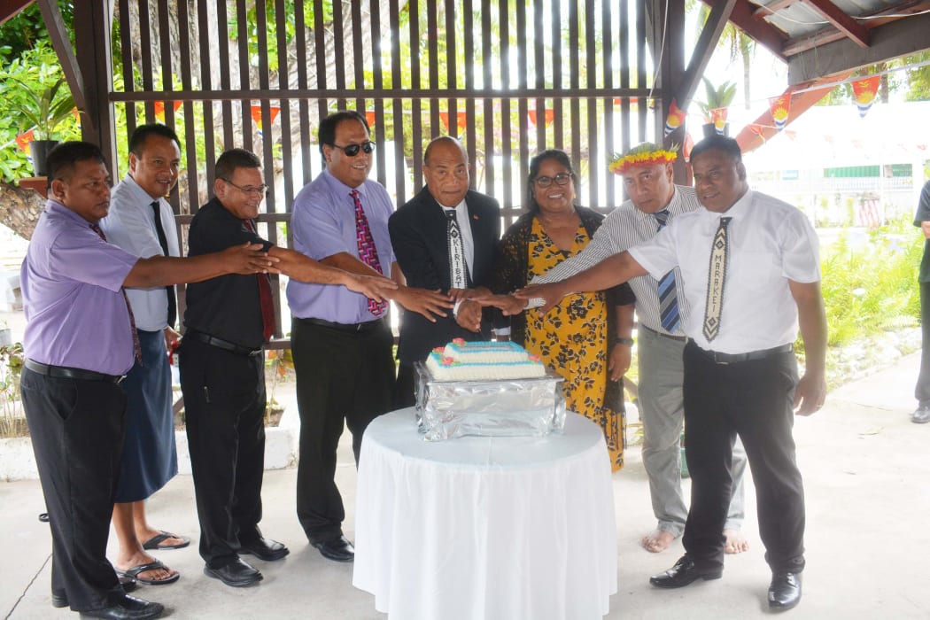 The newly sworn in Kiribati Cabinet