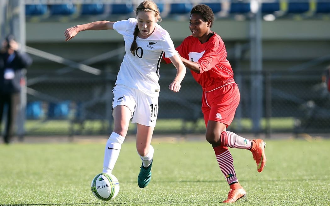 Hannah Blake bagged four goals for New Zealand.