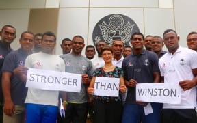 The US Ambassador in Suva, Judith Cefkin, wishes the Fiji sevens team luck ahead of the Las Vegas tournament.
