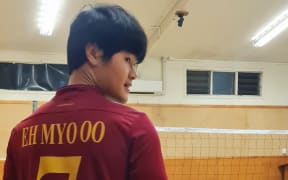 Takraw player Eh Myo prepares for the World Champs, Auckland, May 2022