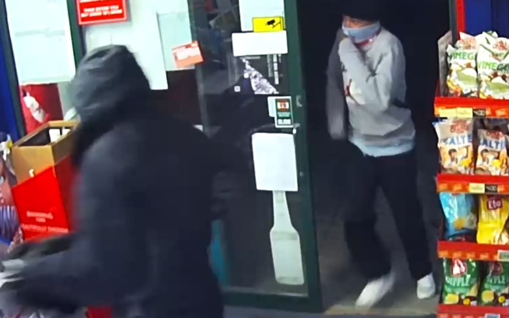 Police are trying to identify these men following two attempted robberies on Auckland's North Shore.