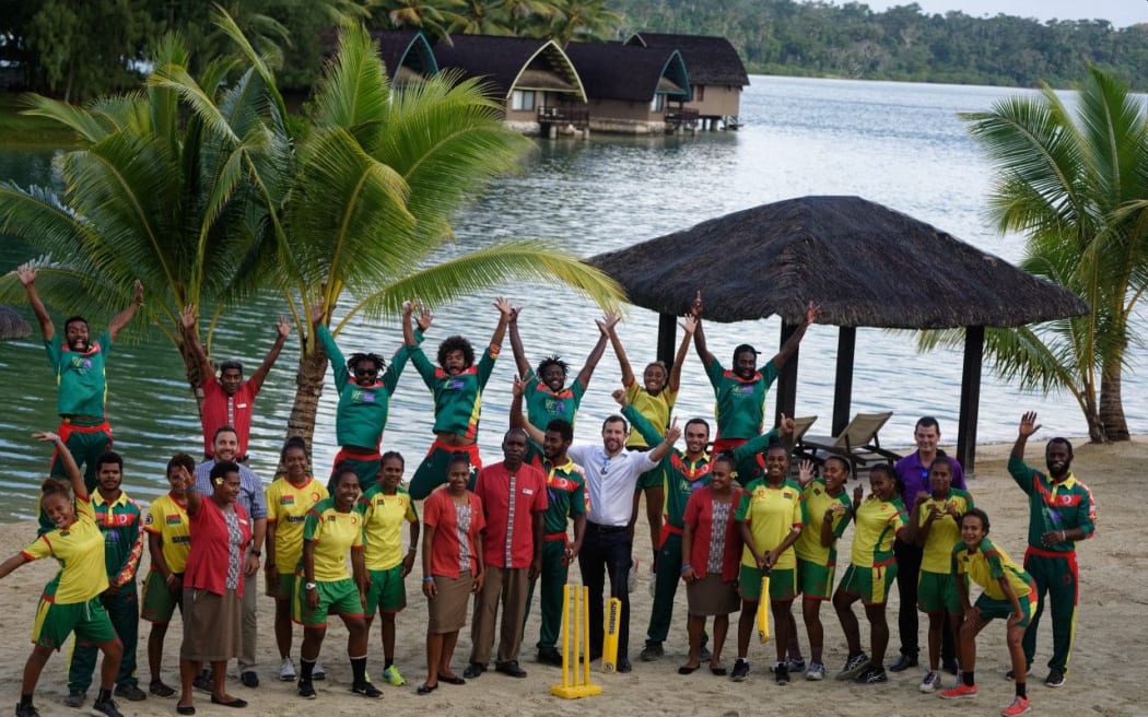 Live cricket is back in Vanuatu.