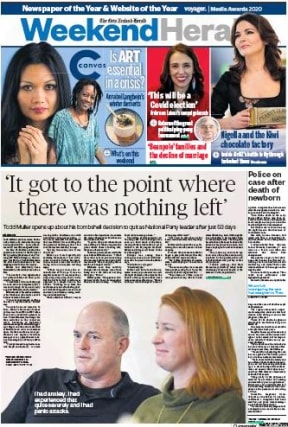 Former National leader Todd Muller tells the Weekend Herald about the stress of the job.