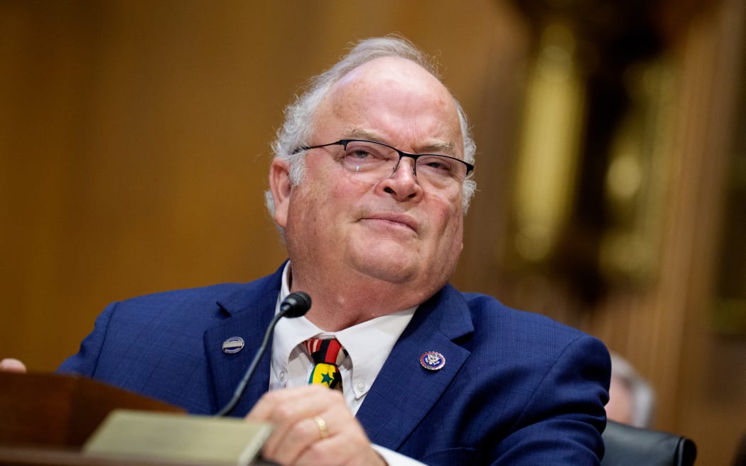 WASHINGTON, DC - MAY 20: Former Rep. Billy Long (R-MO), U.S. President Donald Trump's nominee to be Internal Revenue Service Commissioner, appears during a Senate Finance Committee nomination hearing on Capitol Hill on May 20, 2025 in Washington, DC. The IRS has had four acting commissioners since U.S. President Donald Trump took office in January.   Andrew Harnik/Getty Images/AFP (Photo by Andrew Harnik / GETTY IMAGES NORTH AMERICA / Getty Images via AFP)