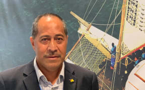 Niue government minister, Dalton Tagelagi.