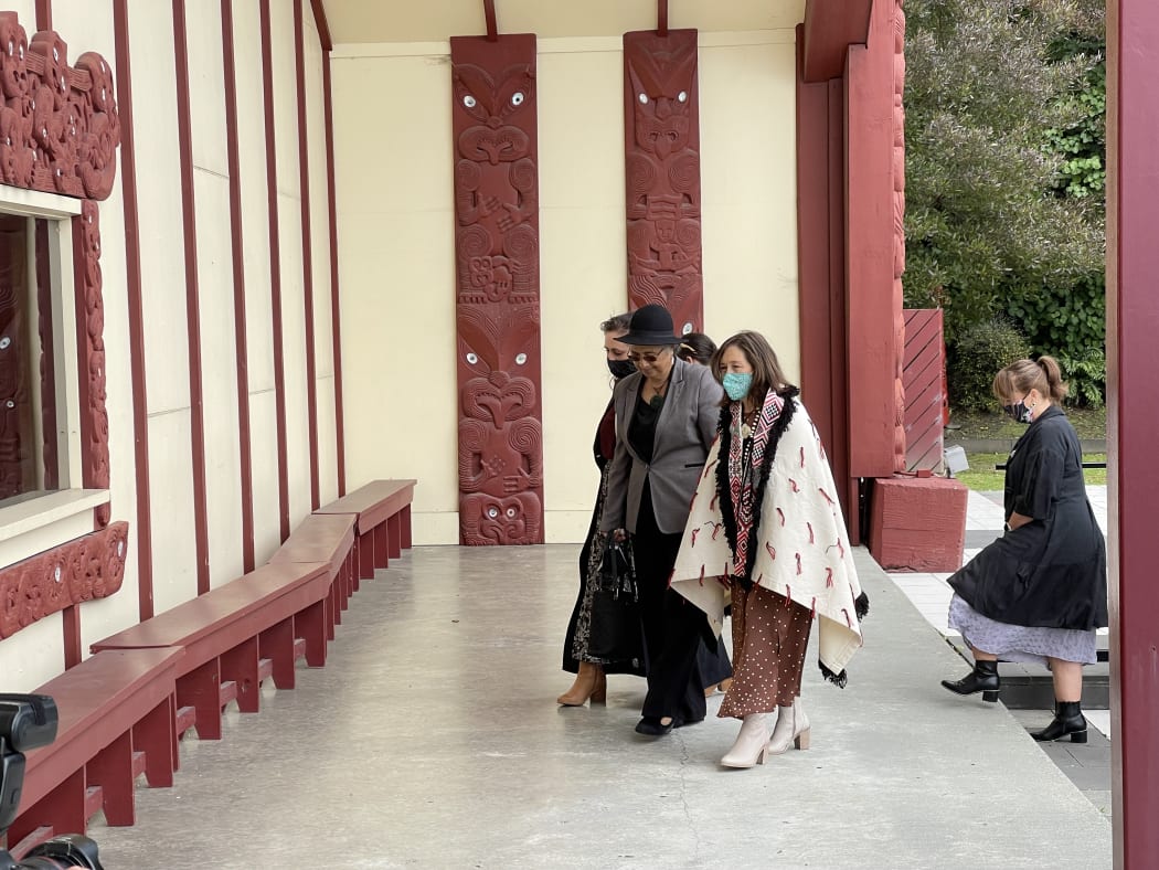 New Children’s Commissioner Judge Frances Eivers was welcomed into the role with a pōwhiri at Wellington’s Pipitea Marae.