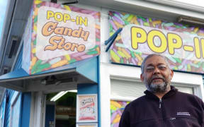 Pop-In Candy Store, owner Arun Patel, says his business has suffered.