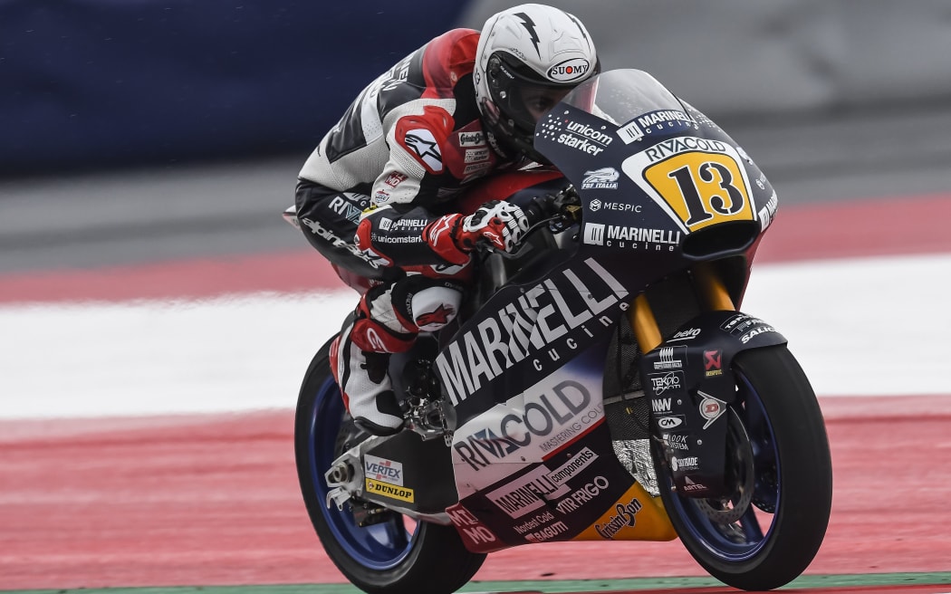 Italian Moto2 rider Romano Fenati.