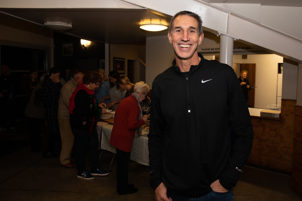 Fromer All Black Ian Jones has started weekly dinners at Rosmini College for locals who need a hot meal or just company.