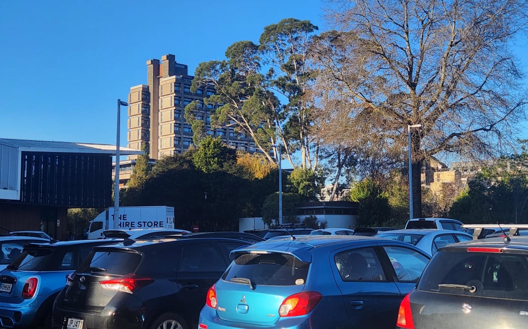 A University of Canterbury car park.