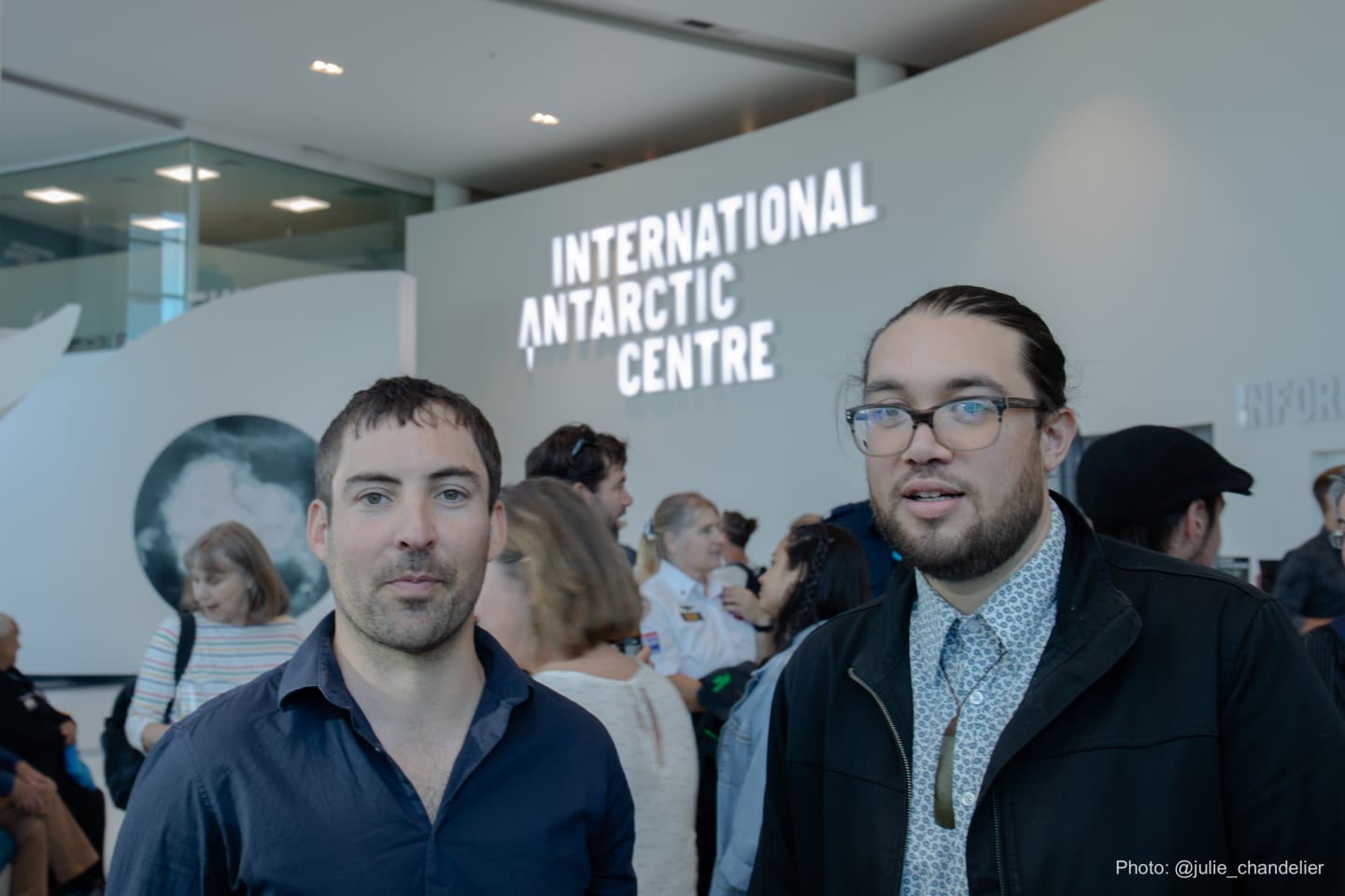 James & Kerepeti at the Kororā Premiere