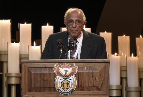 Ahmed Kathrada, anti-apartheid activist and close friend of the former president.