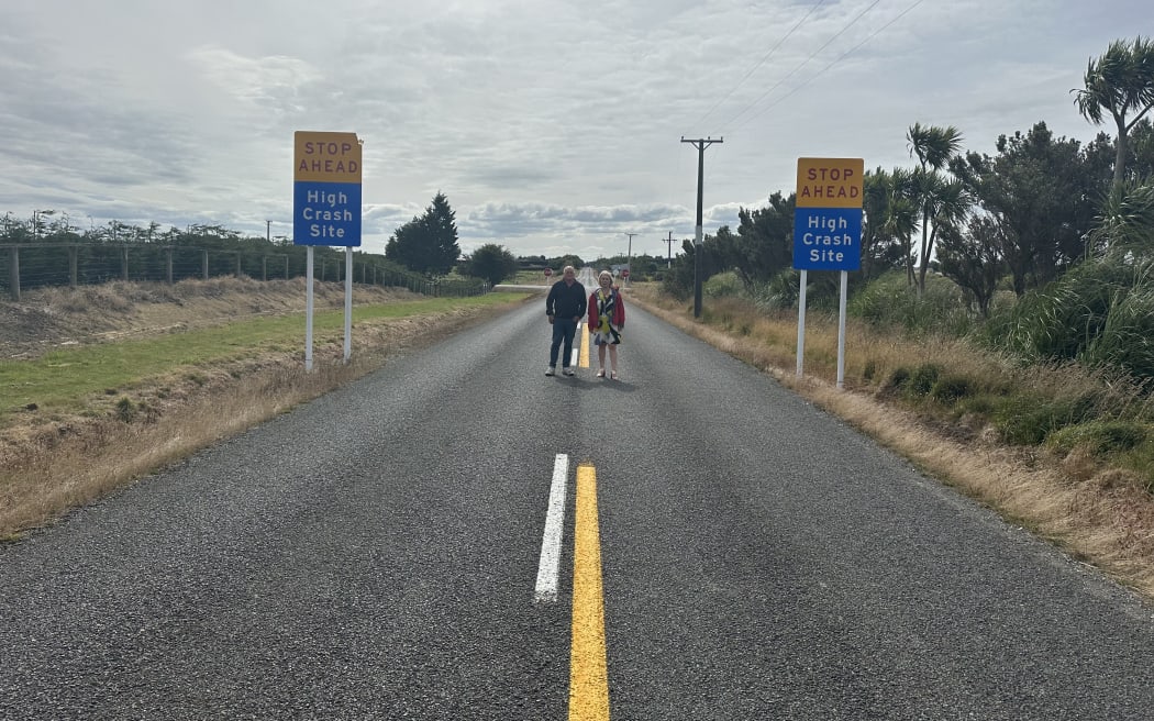 The planned powerlines are perilously close to the highway, say locals.
