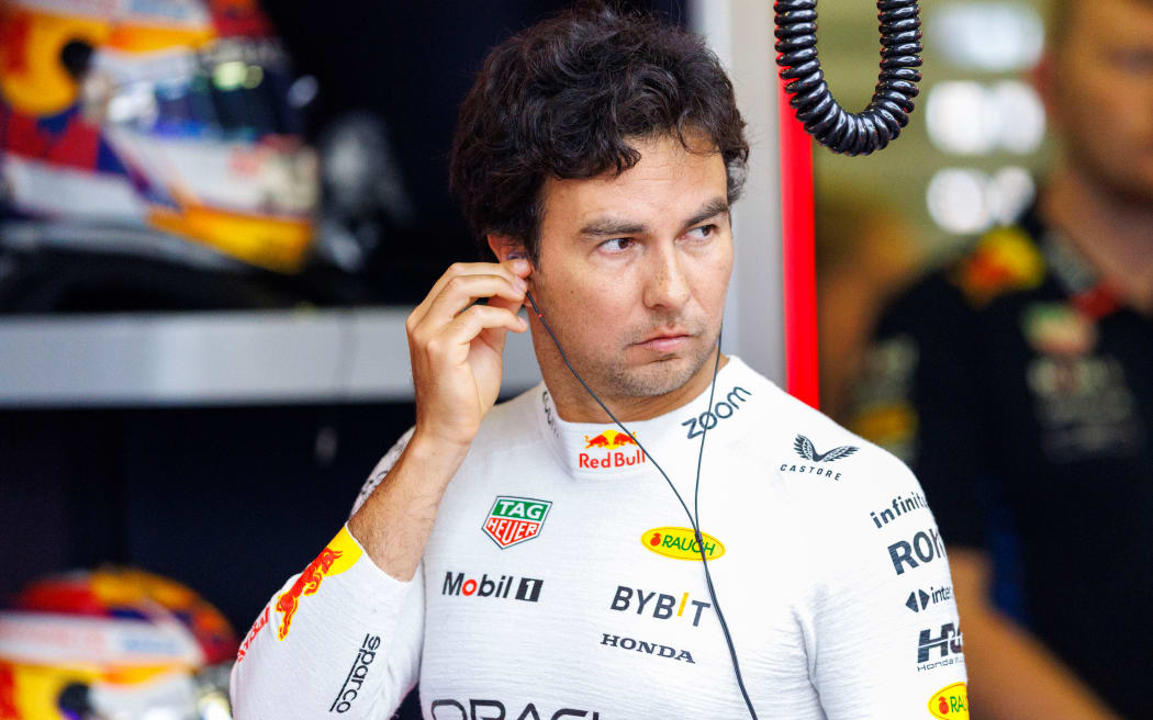Red Bull driver Sergio Perez of Mexico.