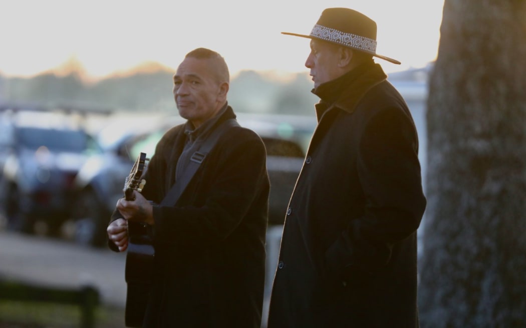Hundreds of people were already making their way to Tuurangawaewae as the sun rose on a beautiful misty morning, 5 September 2024.