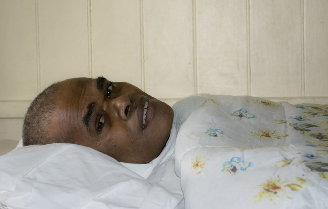 Veteran Fijian news photographer Sitiveni Moce who was bedridden after injuries sustained in an assault after the 2006 coup.