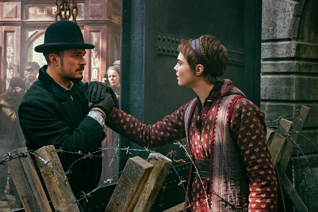 Orlando Bloom and Carla Delevingne play tragic lovers in Carnival Row.