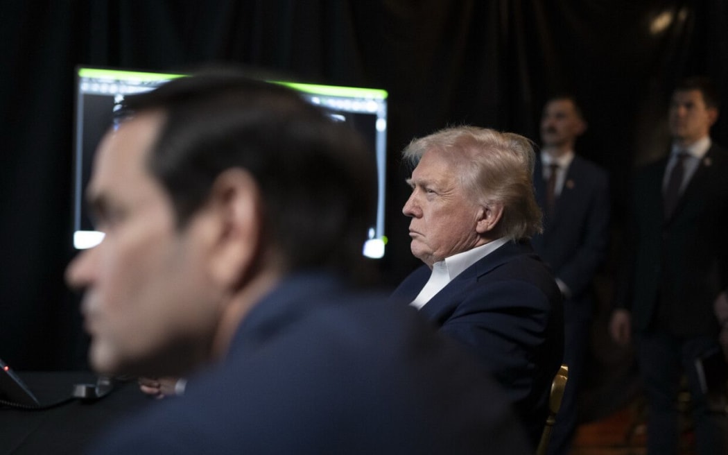 This photo posted by US President Donald Trump to the social platform Truth Social appears to show operations for the Venezuela strike.
Mandatory Credit:	From President Donald Trump/Truth Social via CNN Newsource