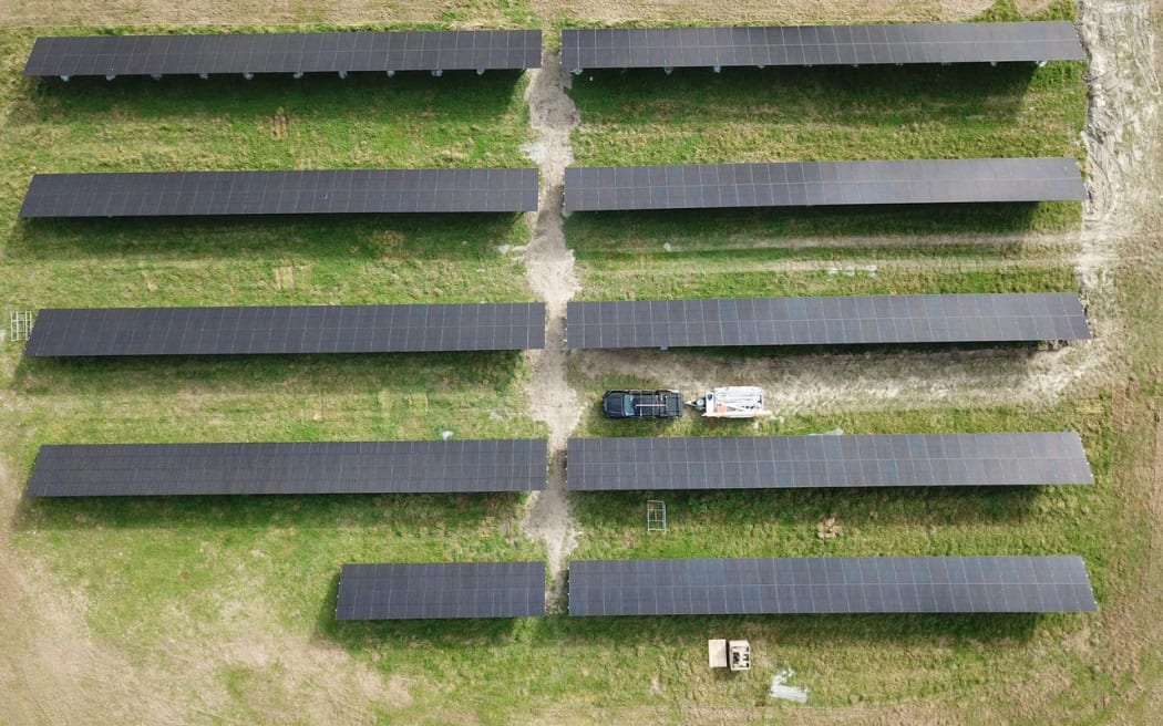 Solar panels at Oakley's Premium Fresh Vegetables