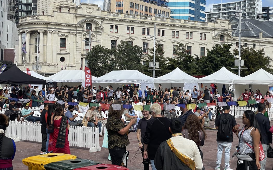 Nepali New Year celebrations in Aotea Square