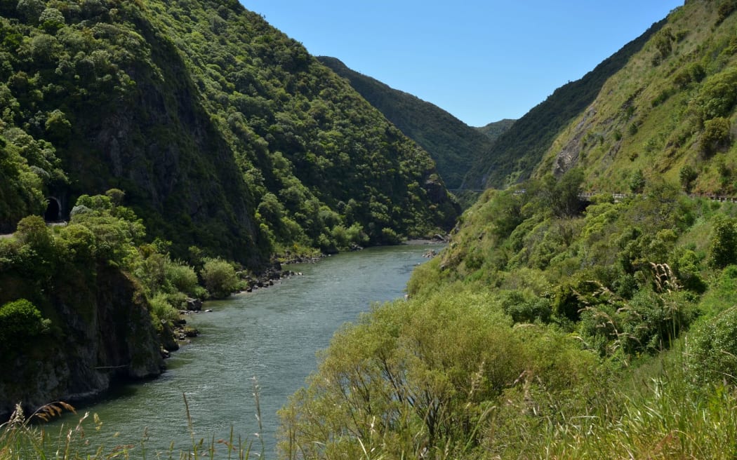The Manawatu gorge.