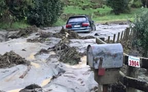 Flooding, mud and debris at Blue Duck Station.