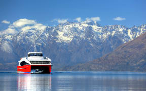 Tourism ship the Spirit of Queenstown on Lake Wakatipu.