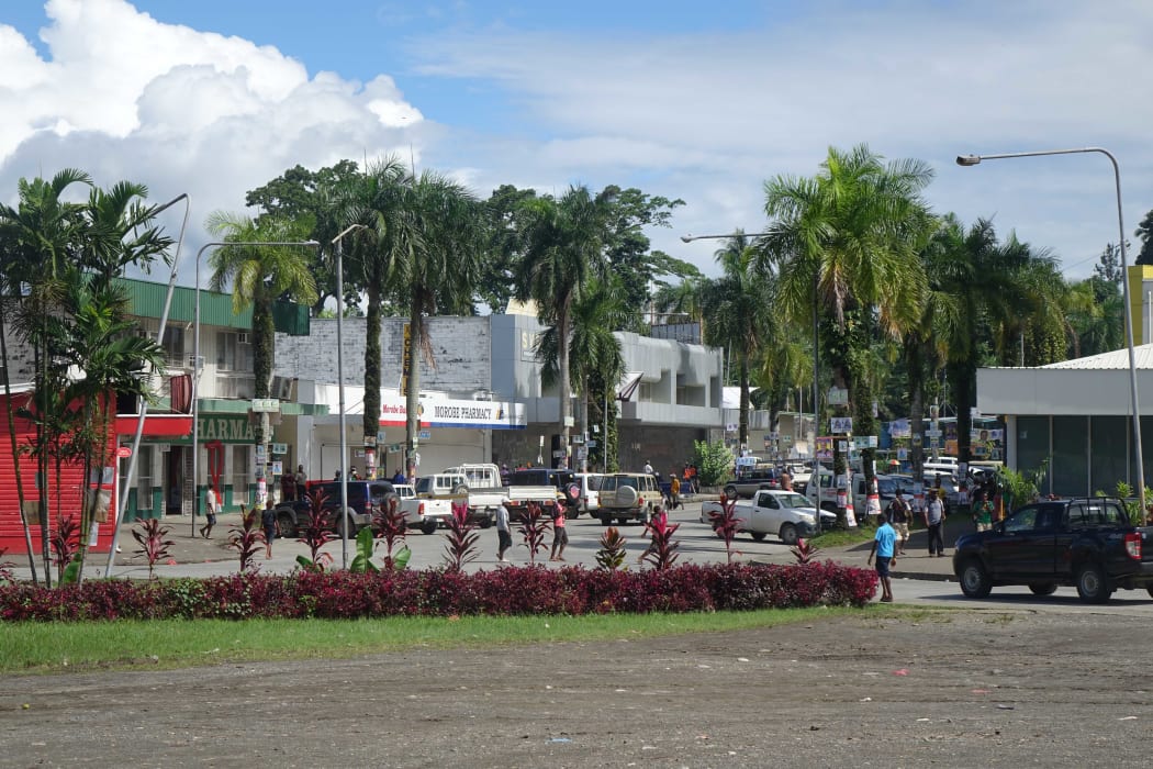 Lae city, Papua New Guinea.
