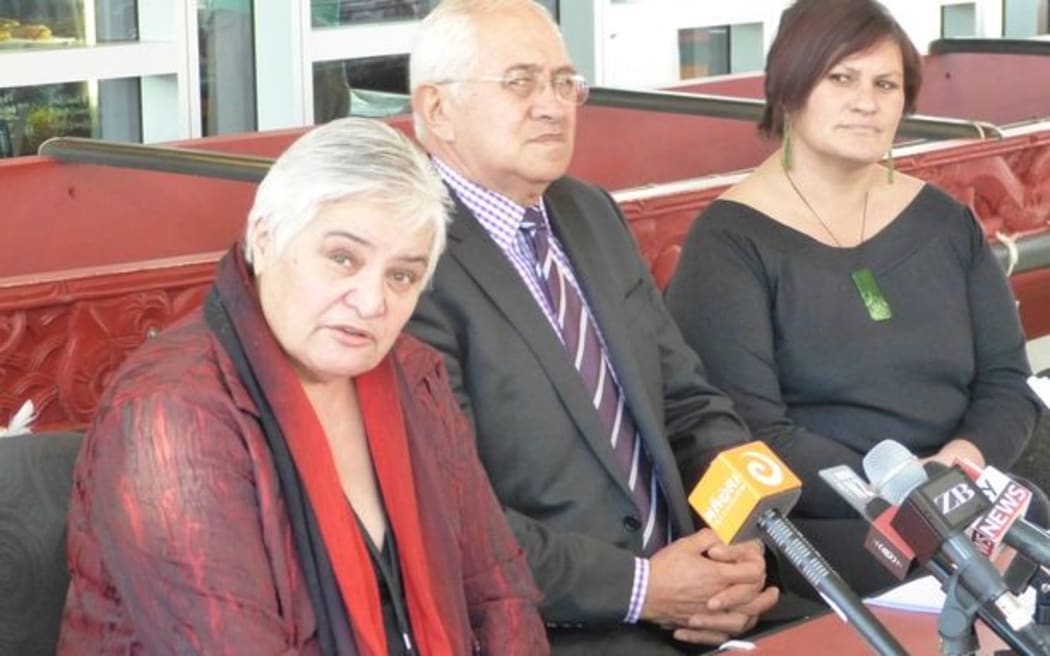 Founding Whanau Ora Minister Tariana Turia, left, with members of its governance group.