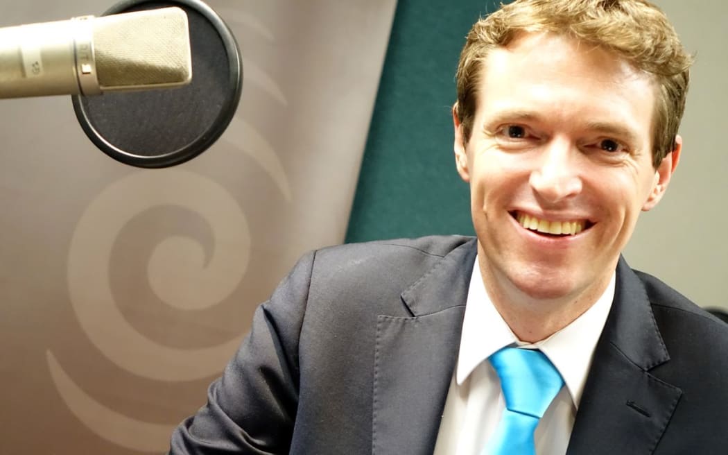 Conservative Party leader in Radio New Zealand's Auckland studio.