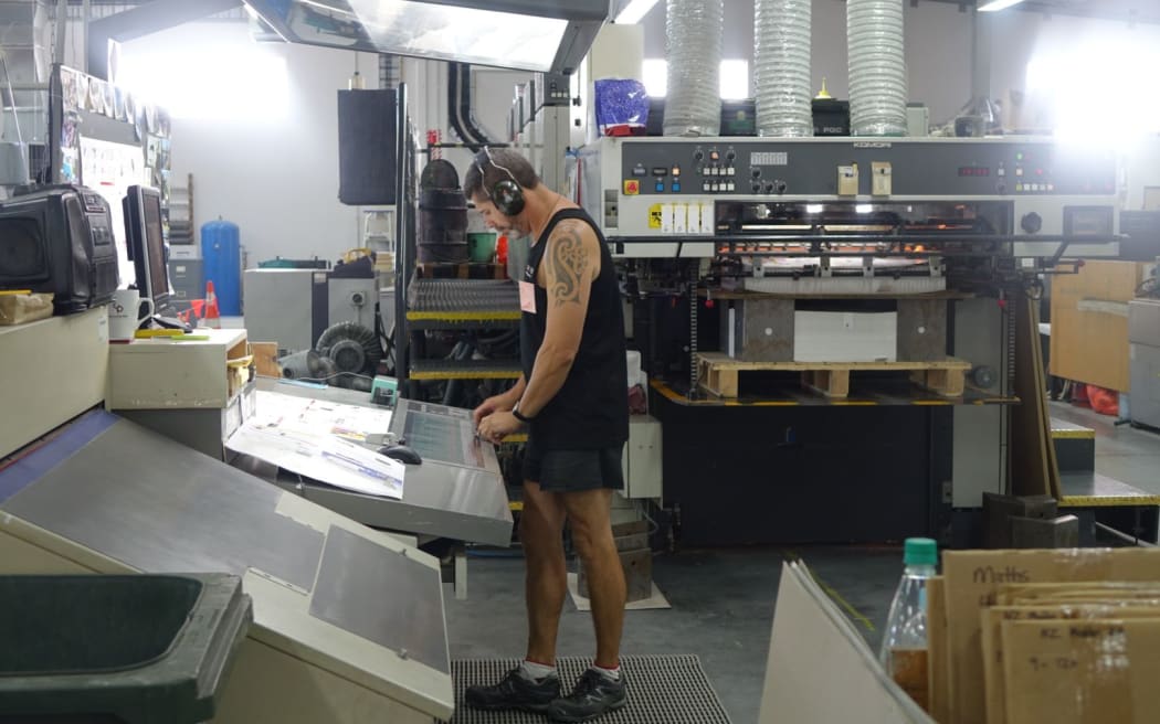 Christchurch's well-known Caxton Printing Press was officially re-opened.