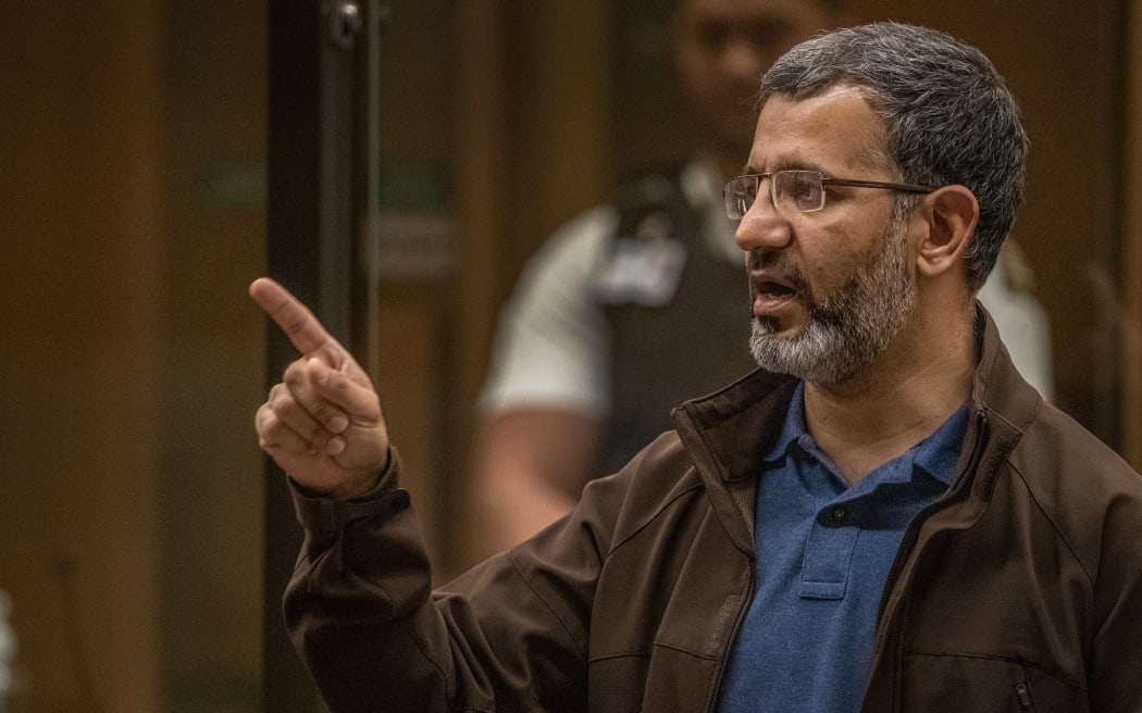 Mirwais Waziri - victim impact statement.

PHOTO: JOHN KIRK-ANDERSON

Sentencing for Brenton Tarrant on 51 murder, 40 attempted murder and one terrorism charge.