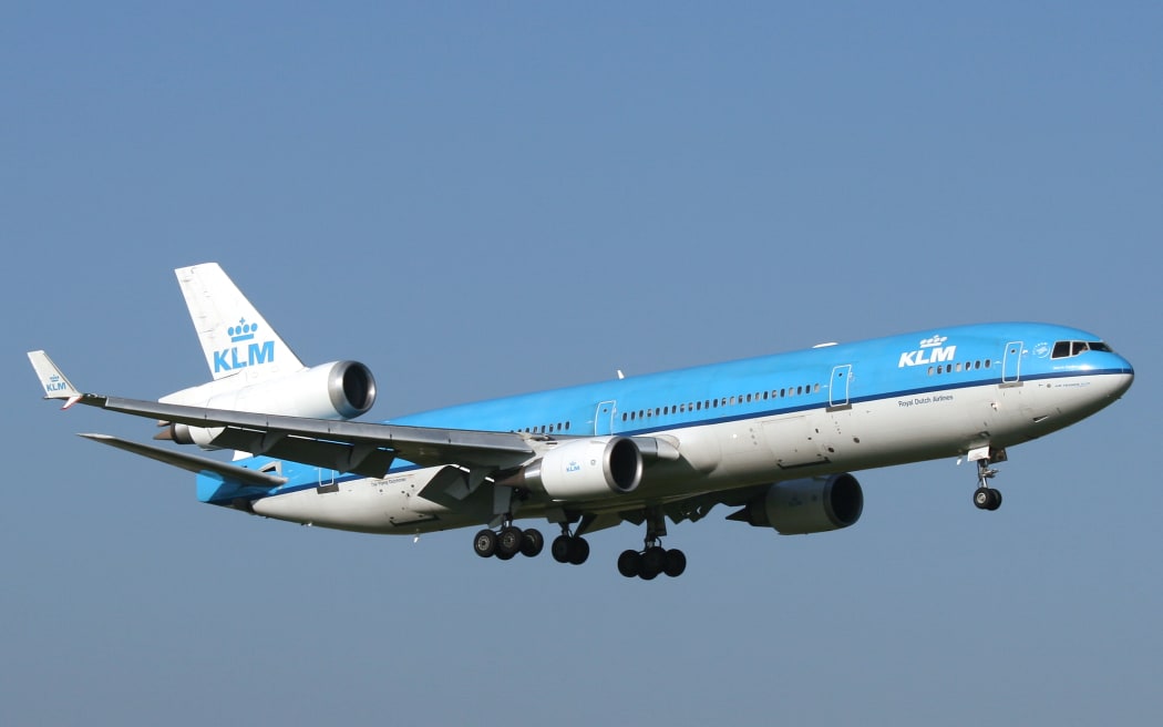 A McDonnell Douglas MD-11 aeroplane