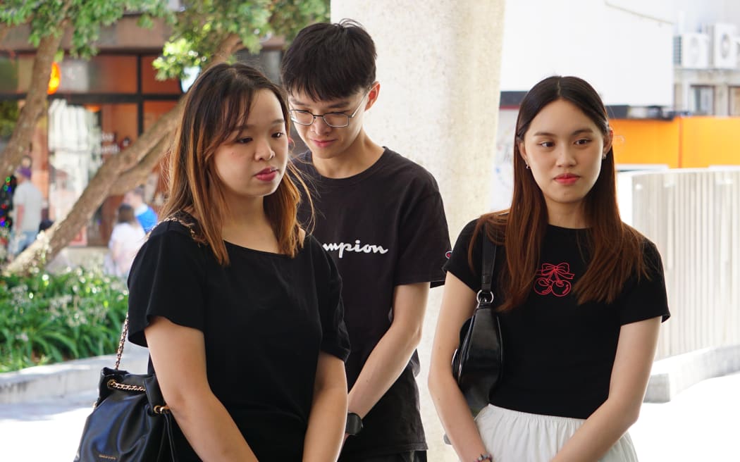 Vigil in Auckland for the fire in Tai Po, HK. Photo taken on 6 Dec 2025.