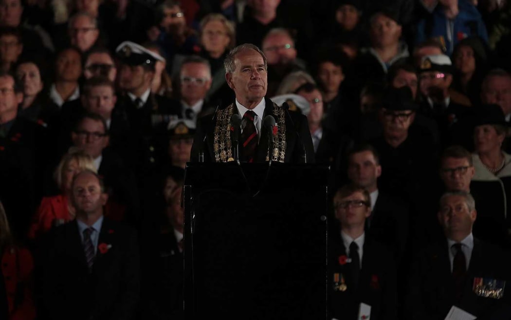 Auckland Mayor Len Brown.