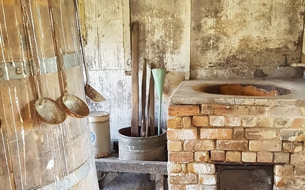 The old wine shed where Ivan Devcich made fortified wines under the label Golden Valley
