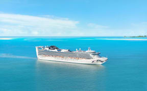 The Pacific Encounter cruise ship.