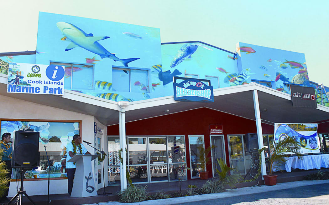 The Marae Moana hub opposite Rarotonga Airport in the Cook Islands.